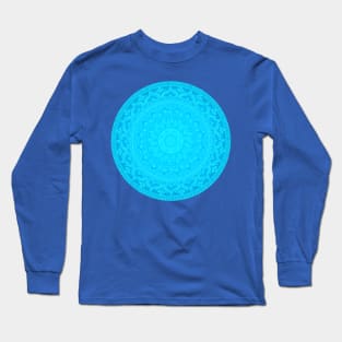 Mandala Aqua Long Sleeve T-Shirt